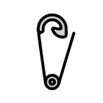 Safety Pin SVG Icon